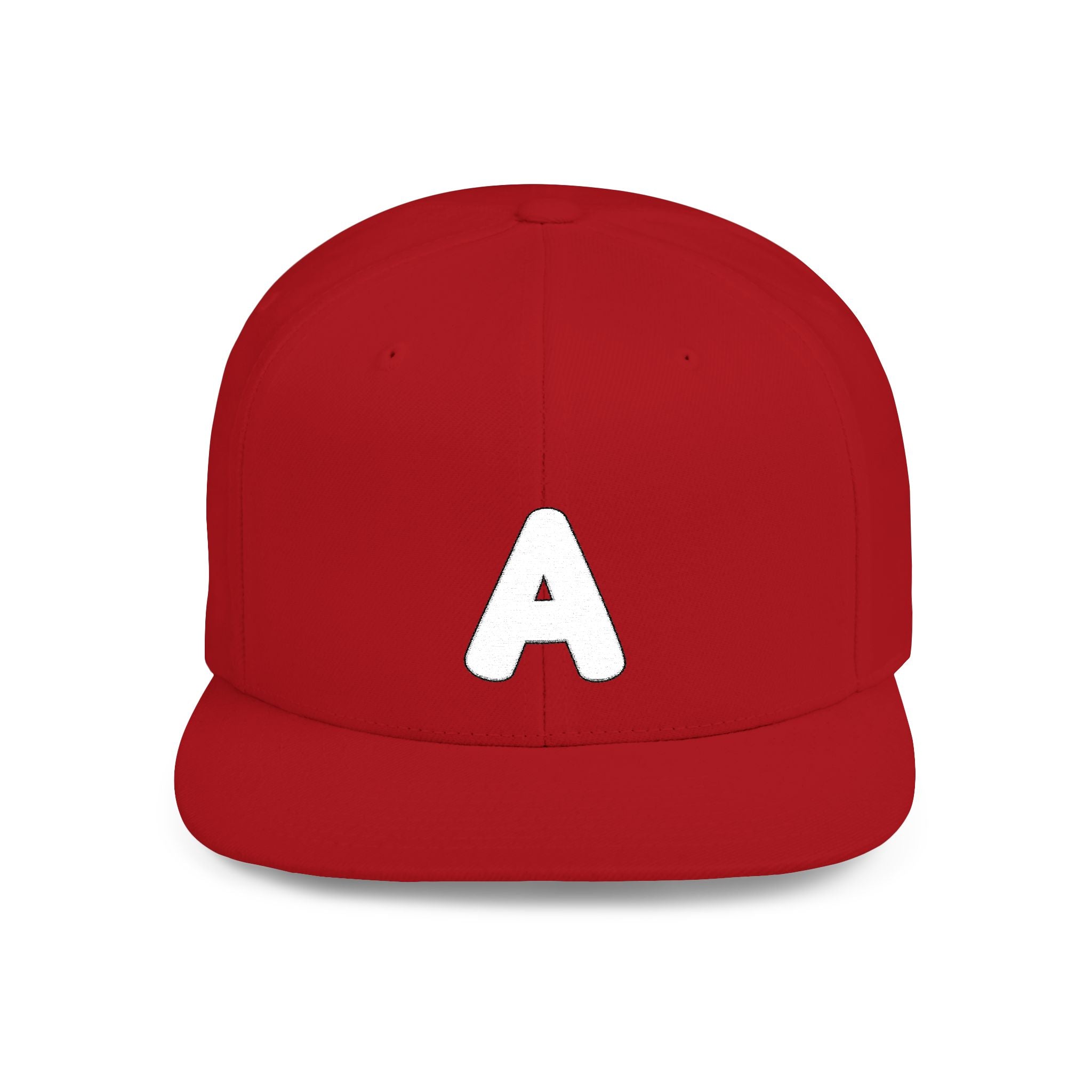 Flat Bill Snapback Hat — Classic Flat-Brim Baseball Cap