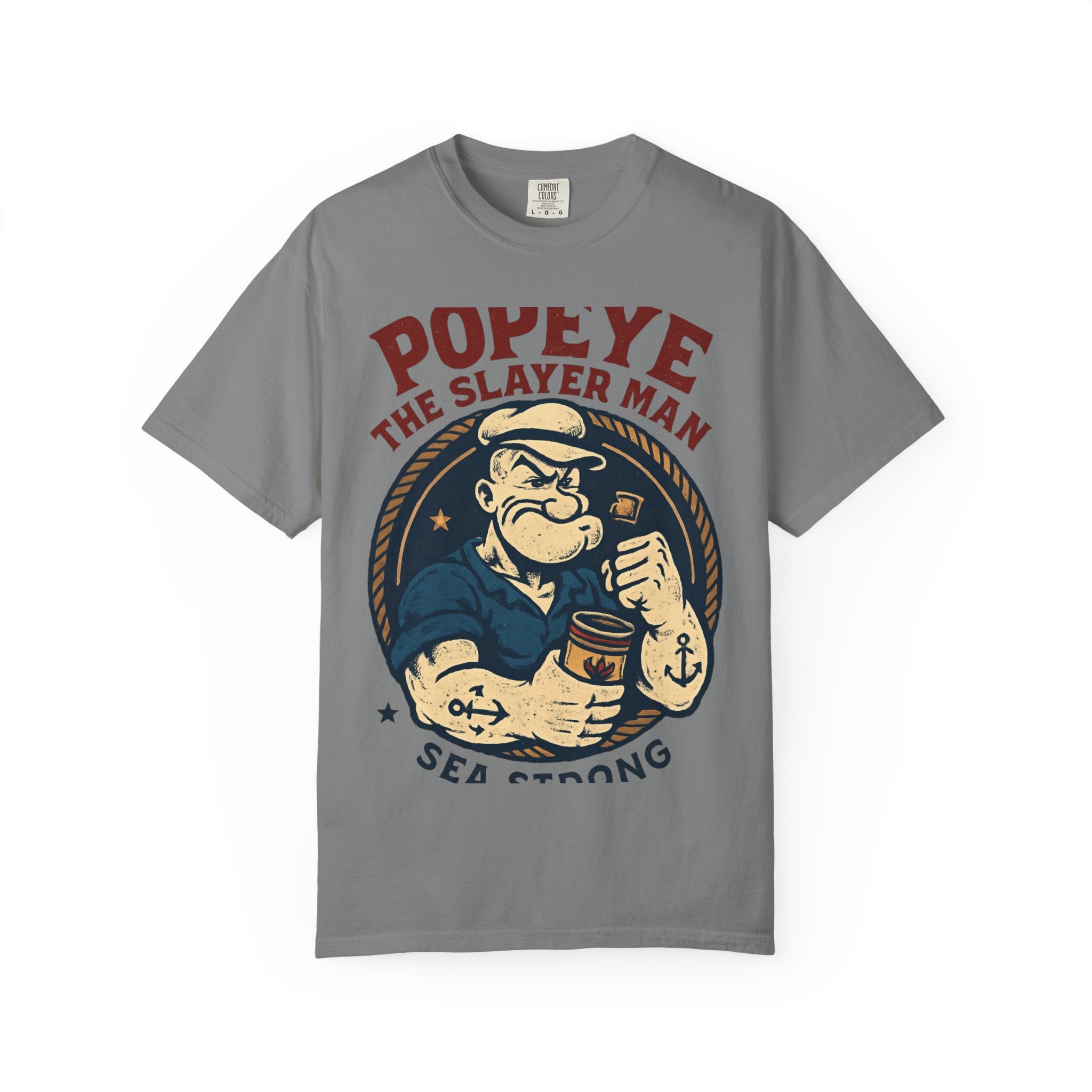 Popeye The Slayer Man graphic T-Shirt | Vintage Sailor Illustration