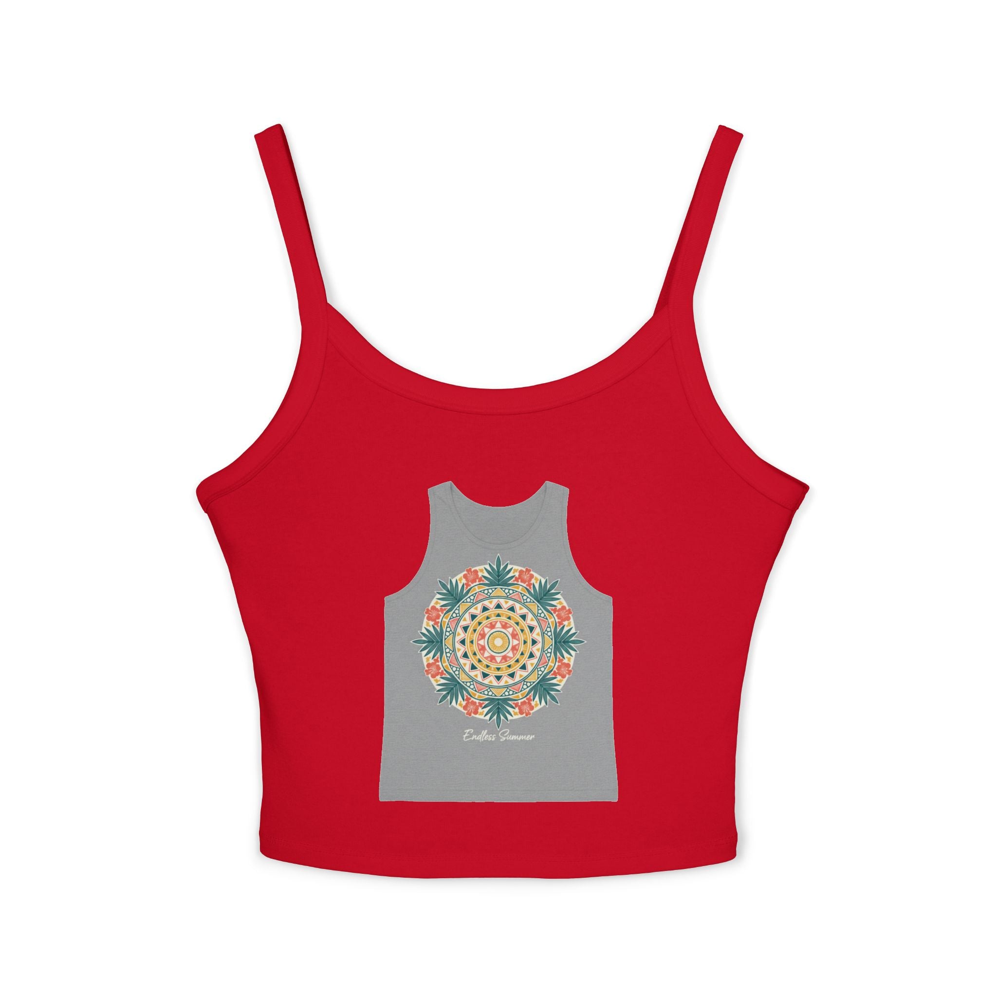 Boho Floral Mandala Tank Top — Women&