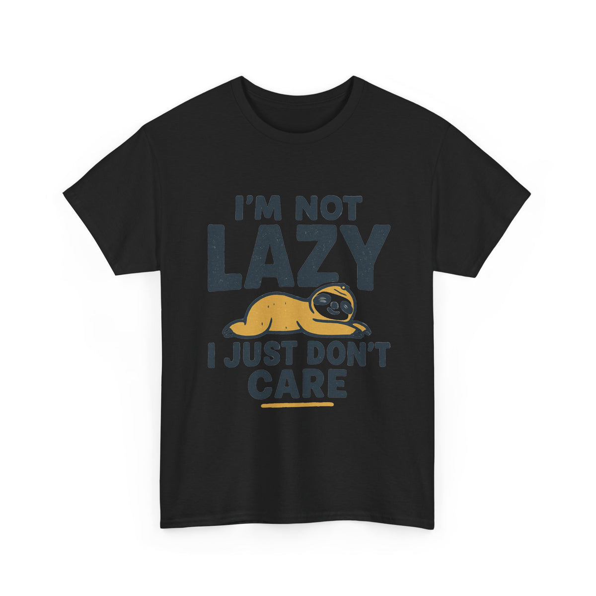 Lazy Sloth Unisex Tee, Funny Graphic T-Shirt, Perfect for Relaxation, Gifts for Friends, Cute Sloth Apparel