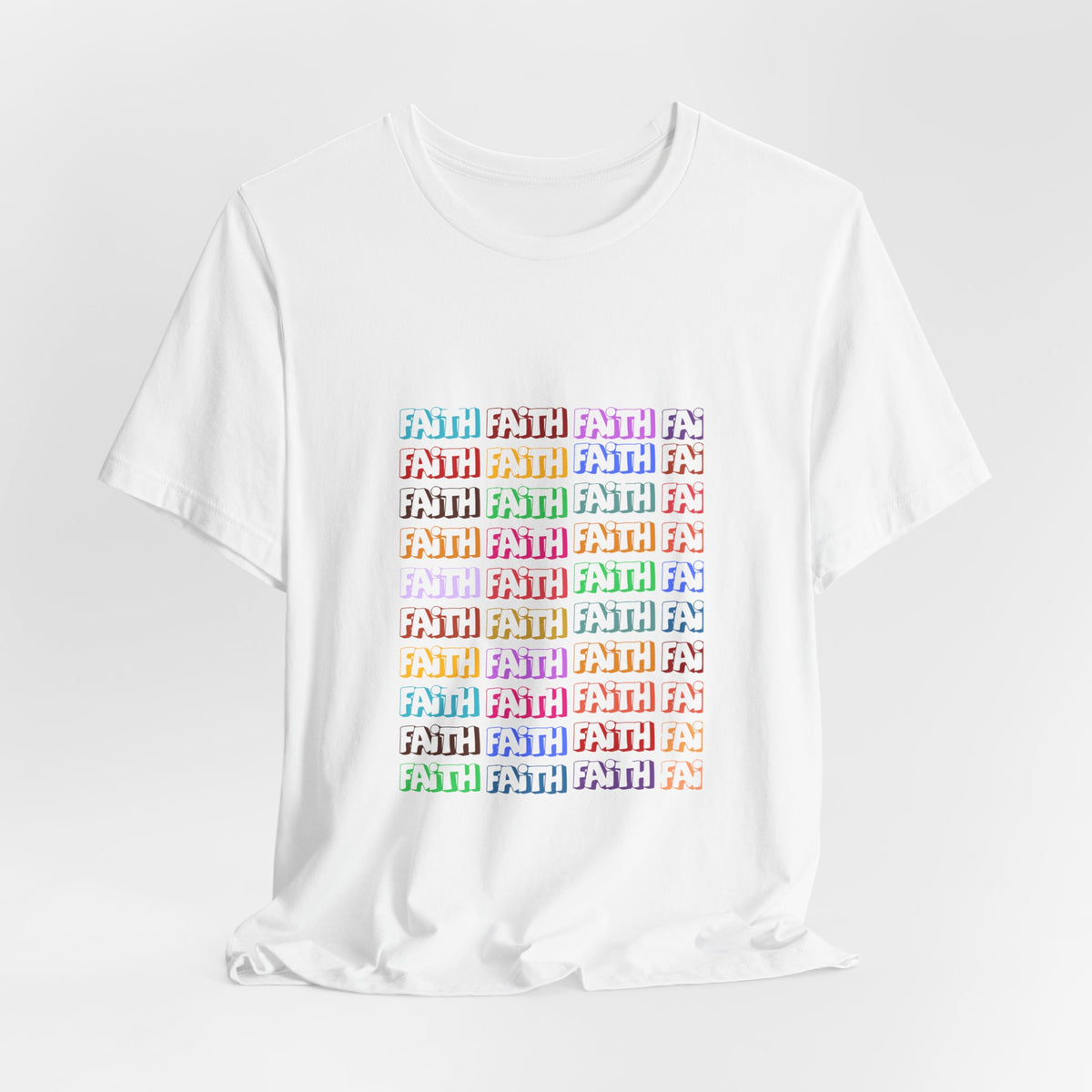 Colorful Textured Unisex Jersey Tee - Trendy Casual Wear