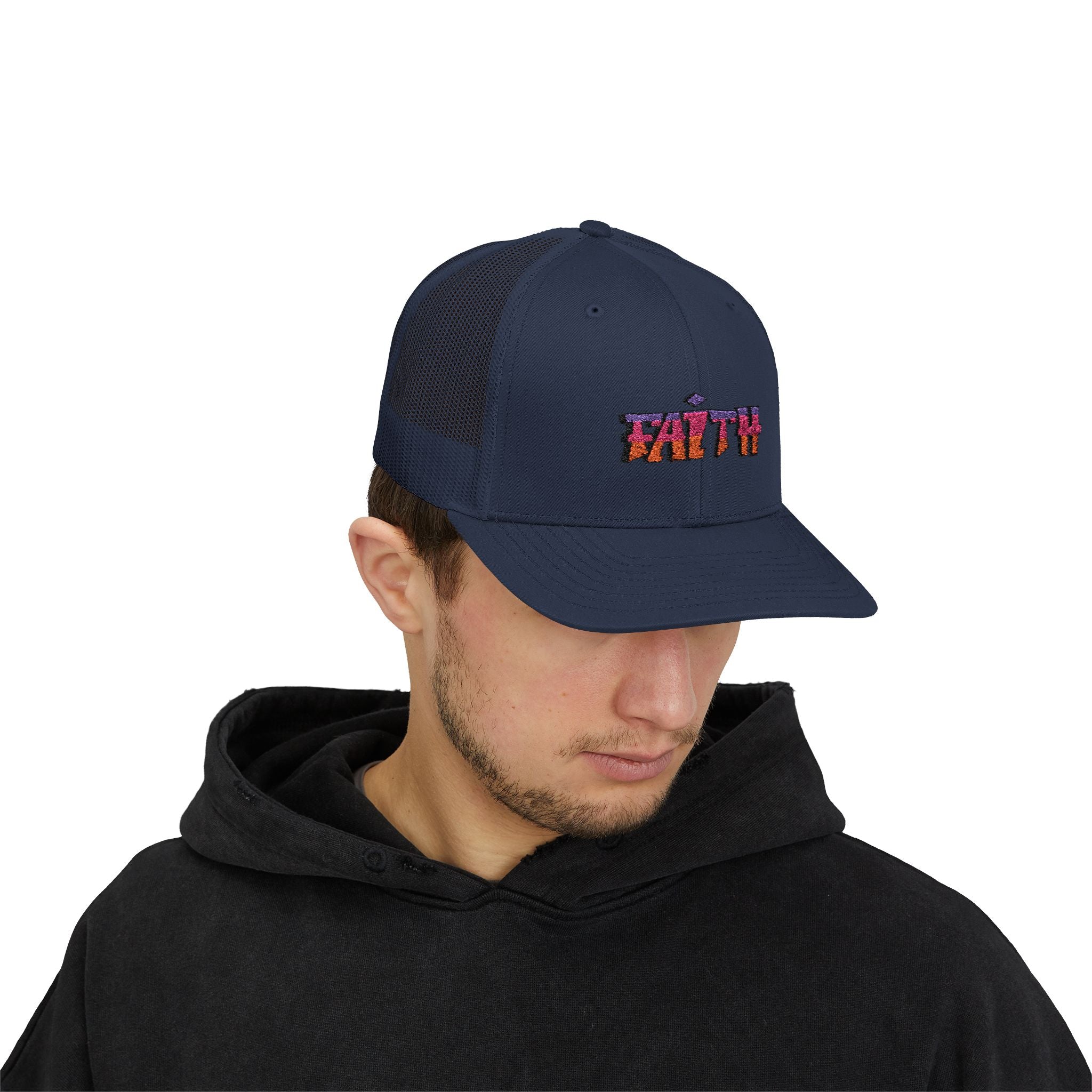 Faith Snapback Trucker Cap - Stylish & Comfortable Hat for Every Occasion