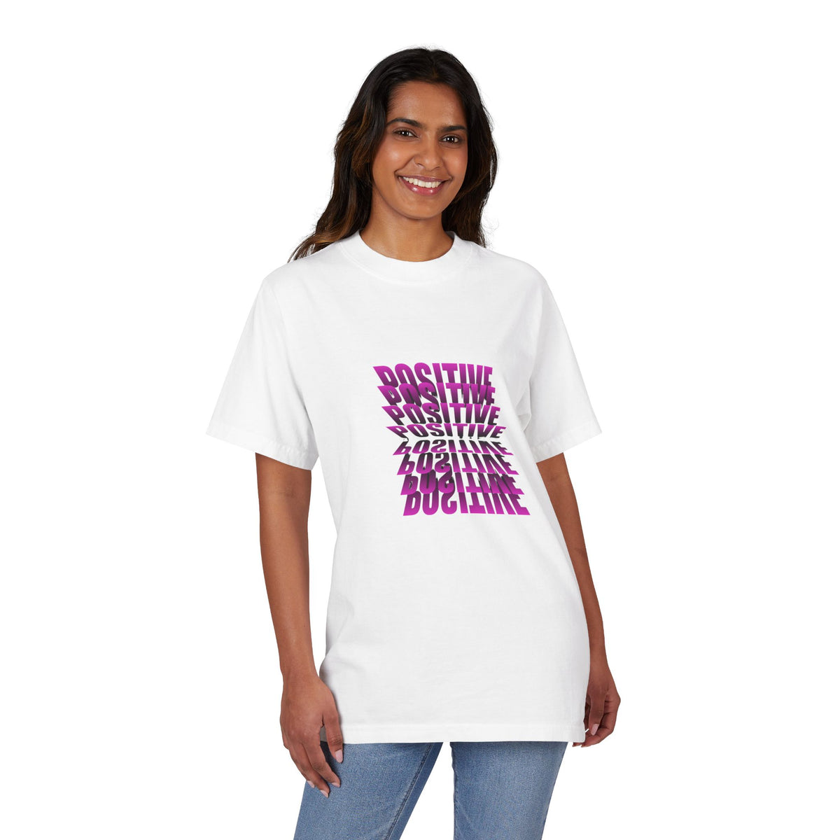 Positive Vibes Unisex Drop-Shoulder T-Shirt