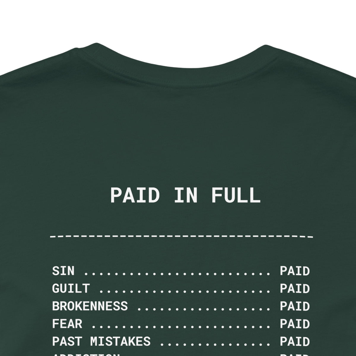 Paid in Full Inspirational Tee
