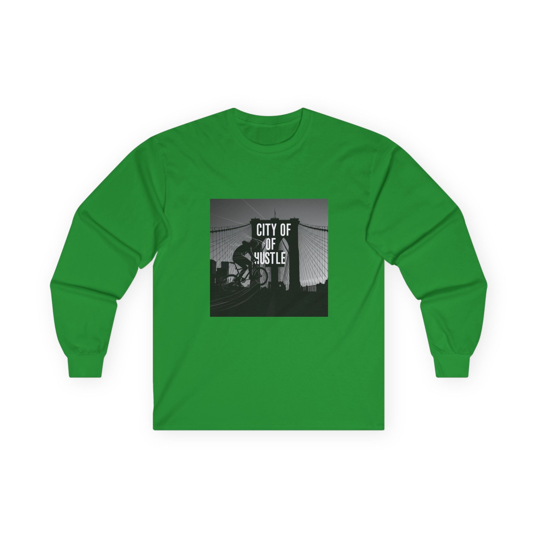 City of Hustle Long Sleeve Tee - Unisex Ultra Cotton T-Shirt for Urban Adventurers