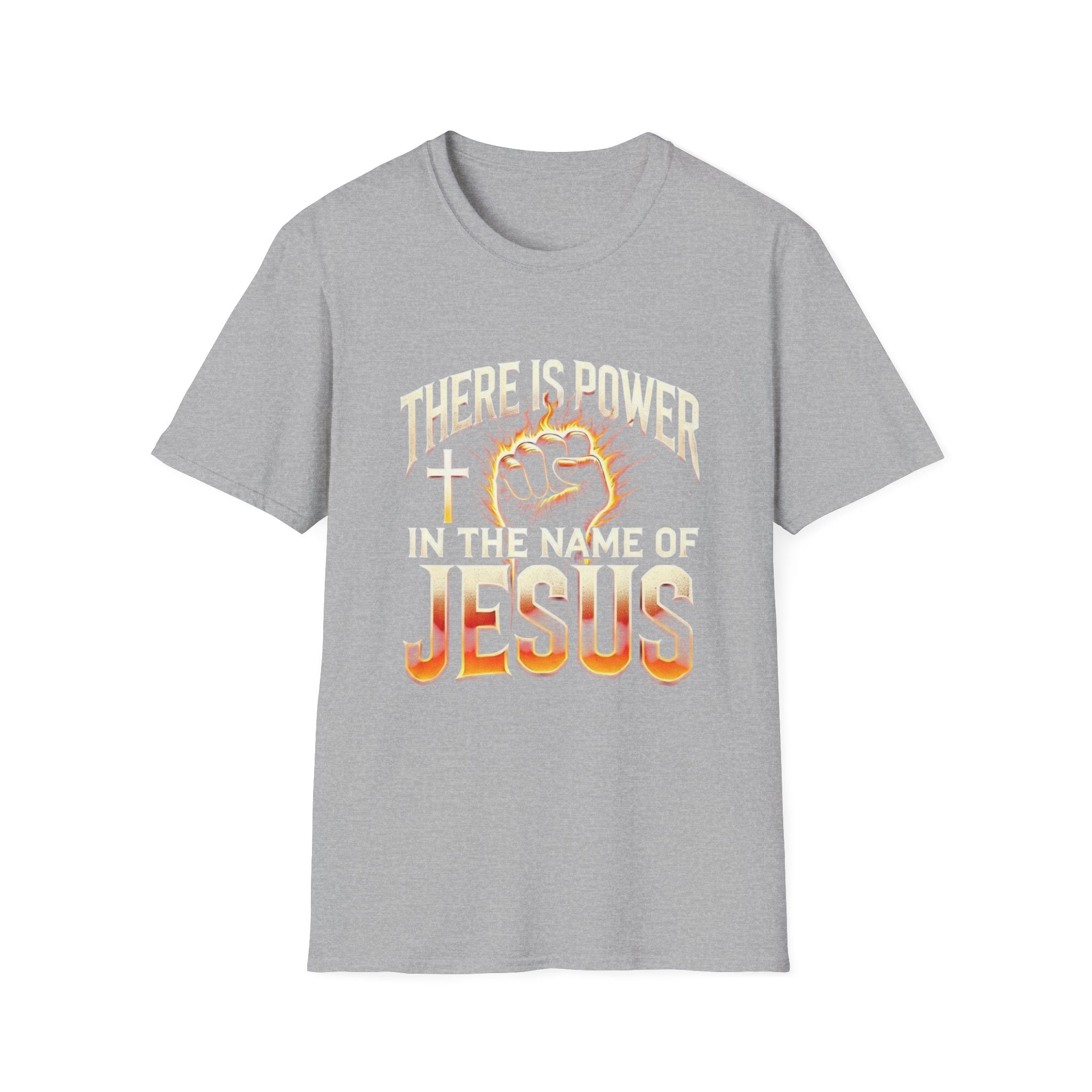 There Is Power In Jesus T-Shirt — Christian Faith Graphic Tee