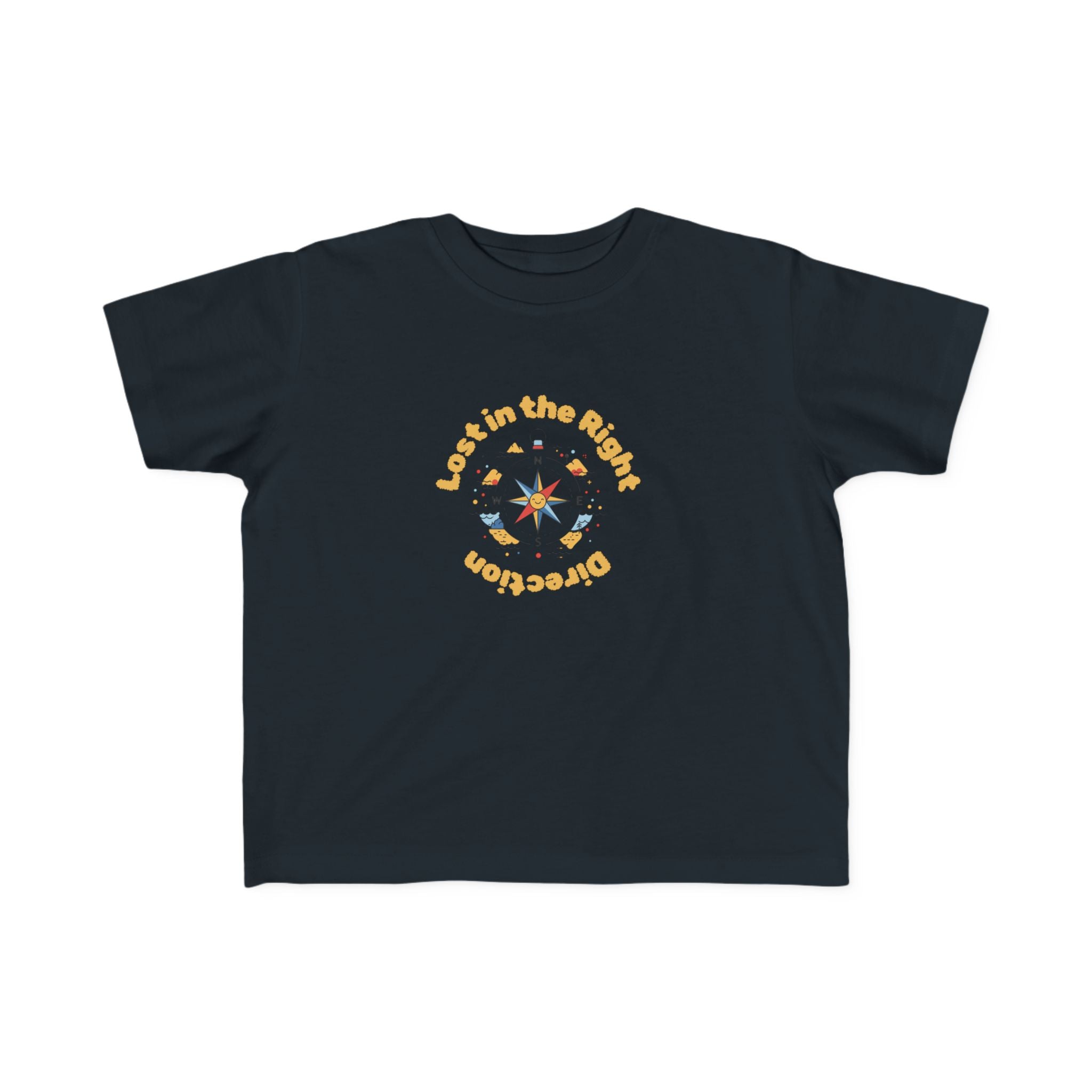 Toddler Tee — "Lost in the Right Direction" Adventure Shirt