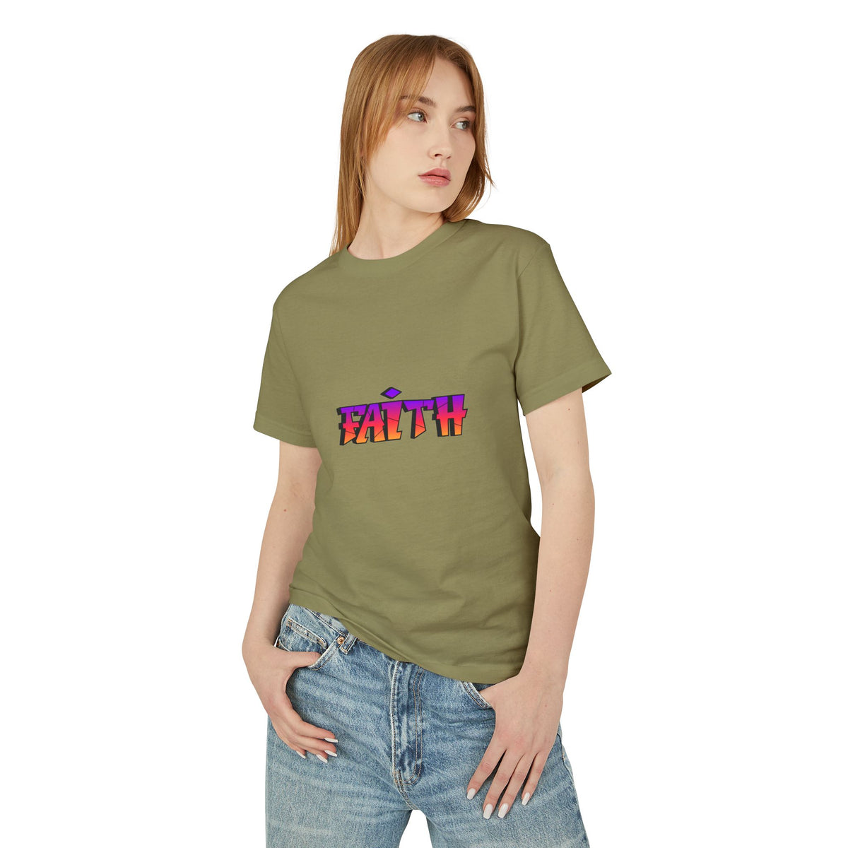 Faith Graphic Tee - Unisex Garment-Dyed Heavyweight Cotton T-Shirt