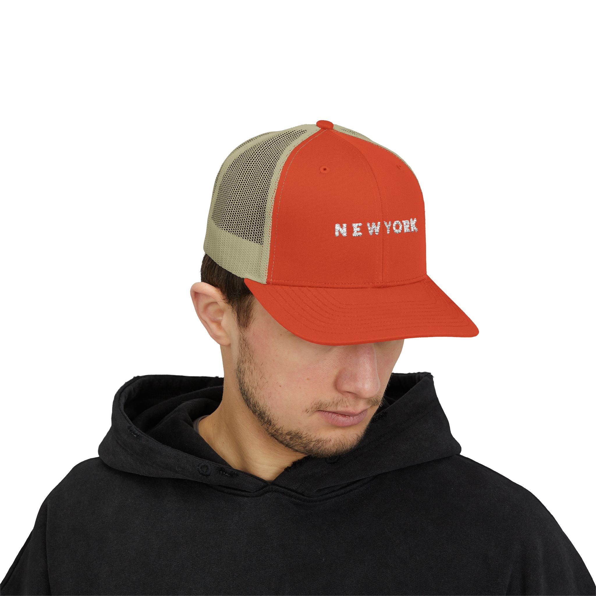 Stylish New York Snapback Trucker Cap, casual headwear for unisex
