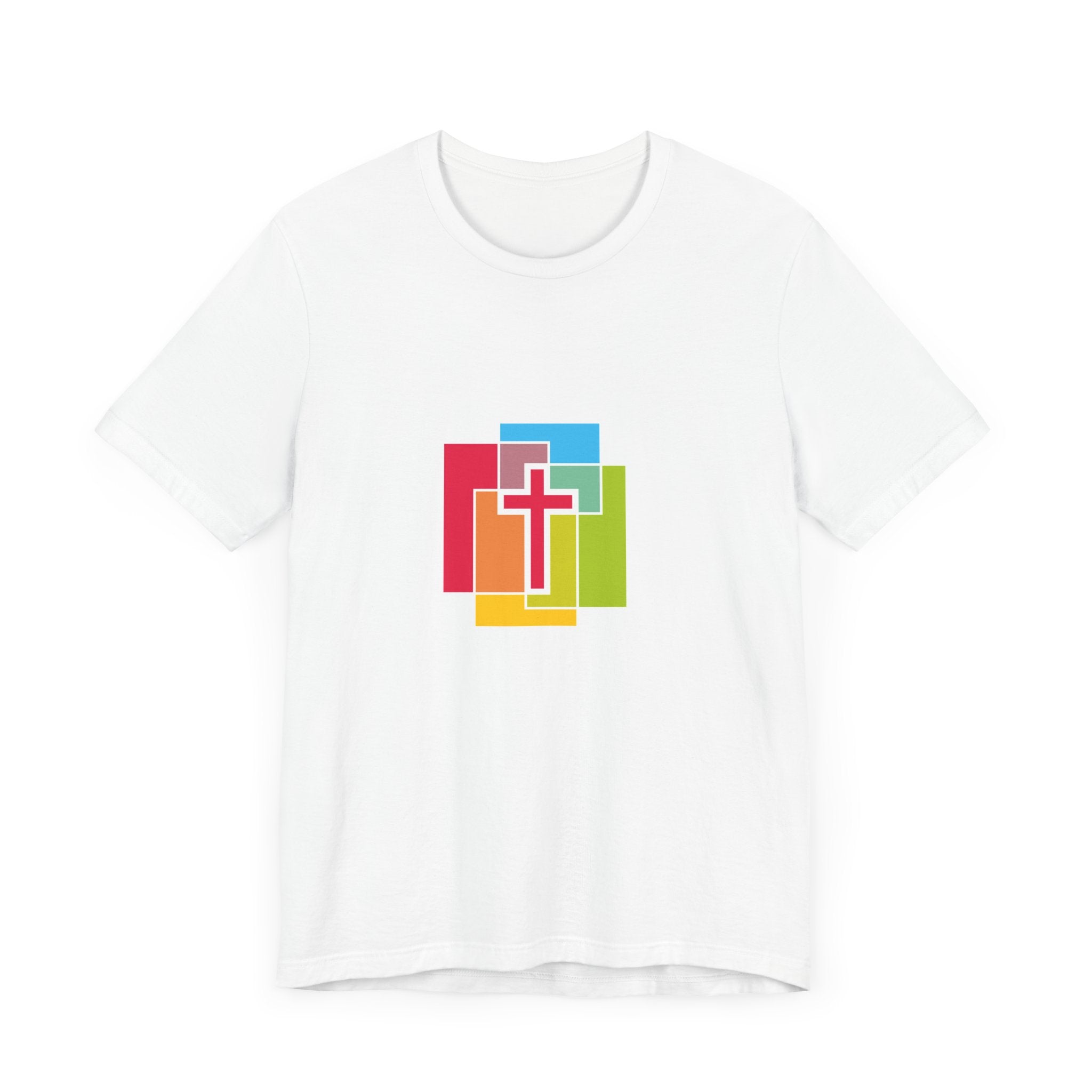 Colorful Faith Unisex Jersey Tee – Bright, Uplifting Style for Everyday Inspiration