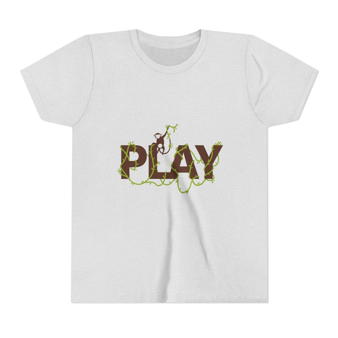 Playful Youth Short Sleeve Tee - Fun Nature-Inspired Design