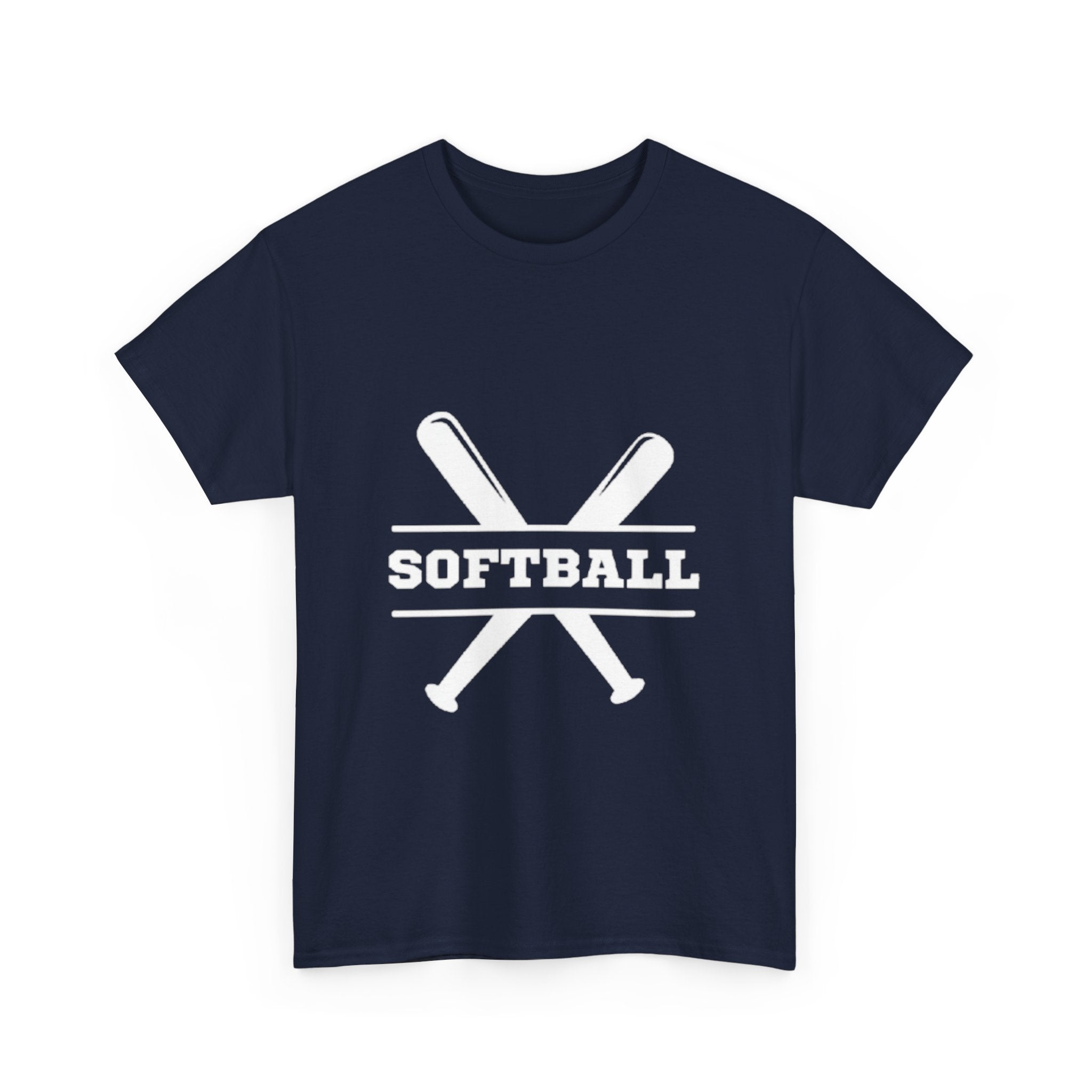 Unisex Heavy Cotton Tee - SoftBall Printed T-Shirt - Comfortable Casual Wear Tee - Unique Graphic Tee - Gift