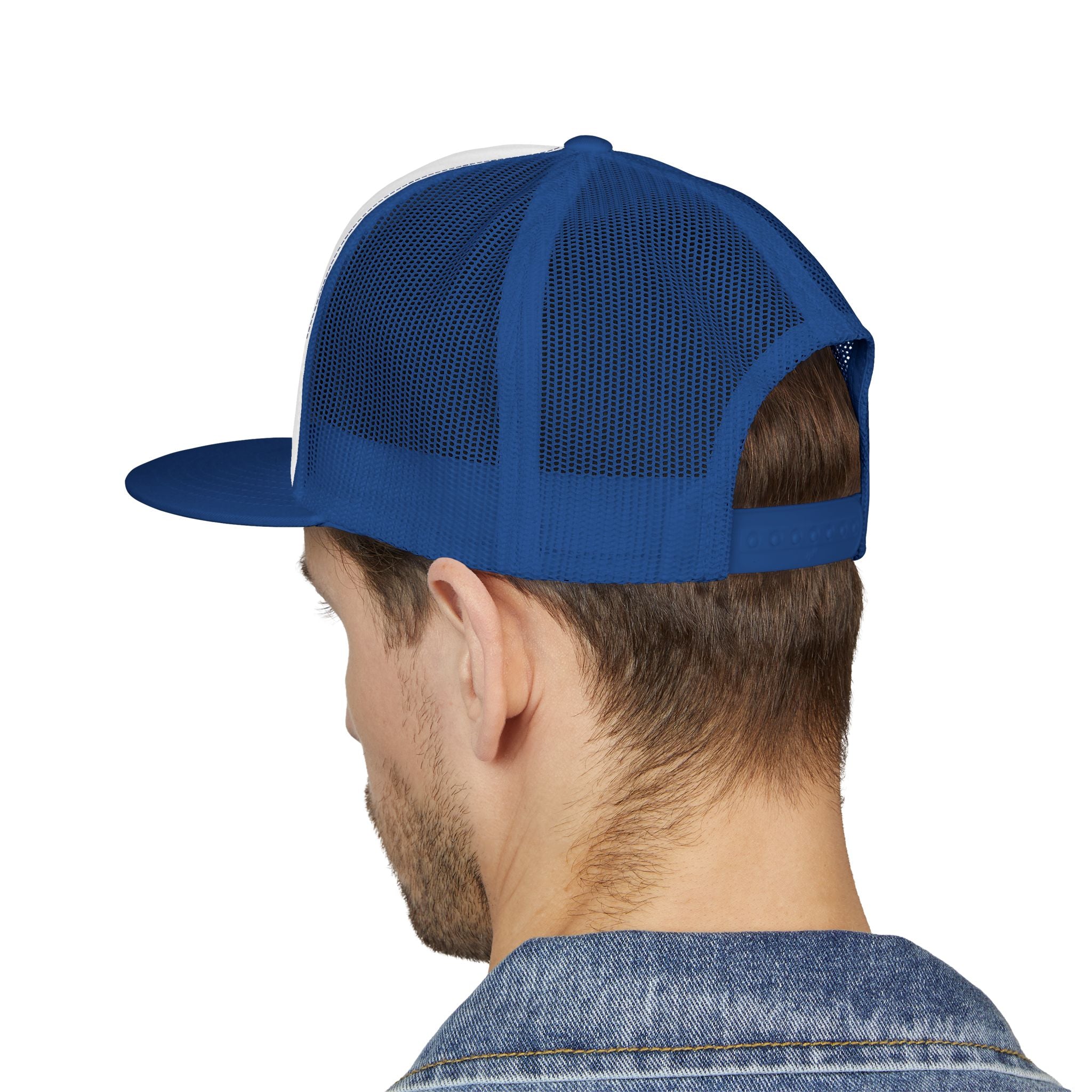 Embroidered New York 5 Panel Trucker Cap - Casual Style for City Lovers