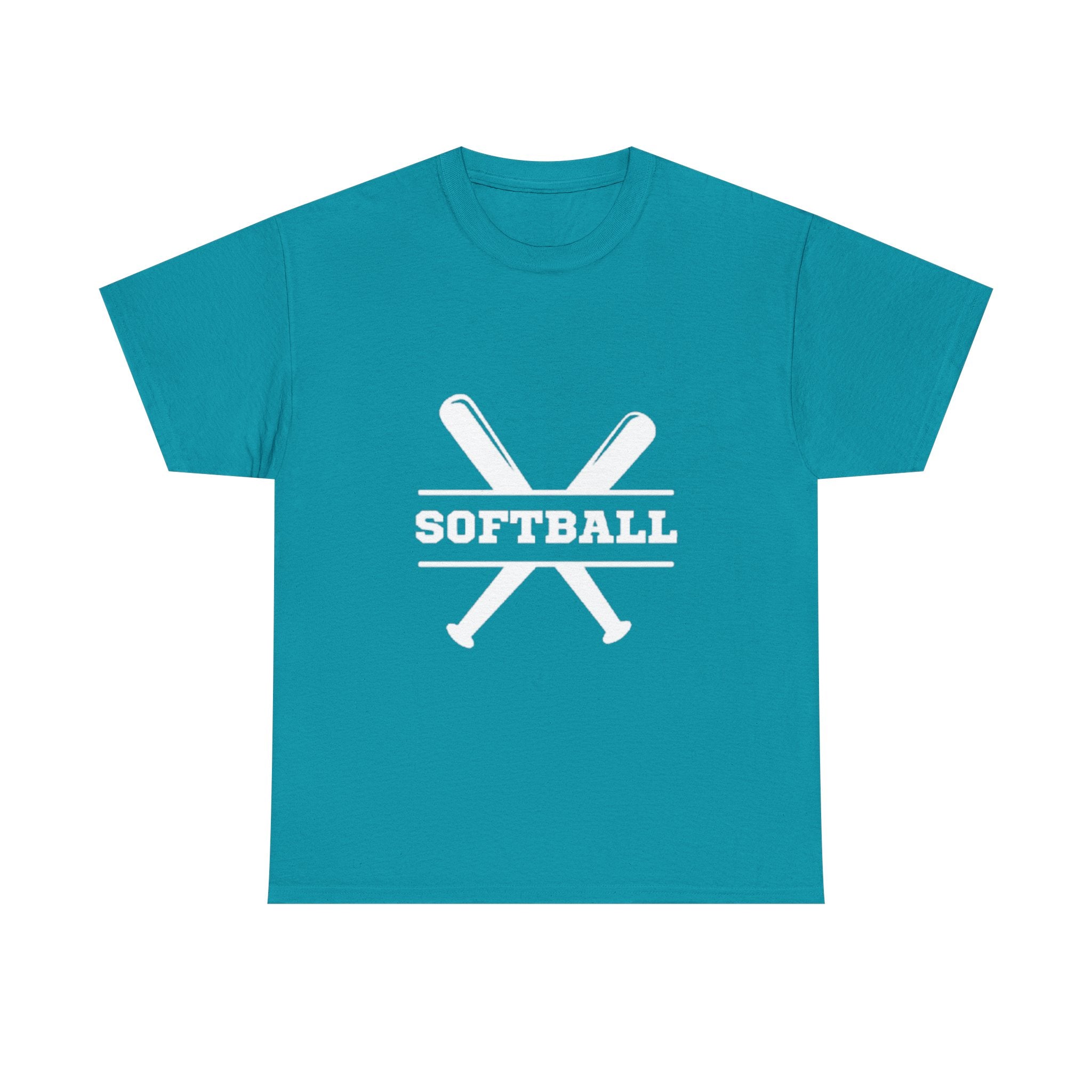 Unisex Heavy Cotton Tee - SoftBall Printed T-Shirt - Comfortable Casual Wear Tee - Unique Graphic Tee - Gift
