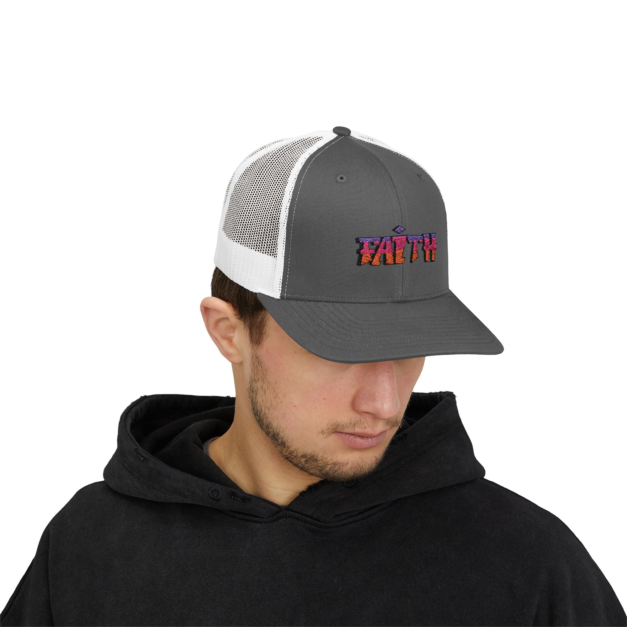 Faith Snapback Trucker Cap - Stylish & Comfortable Hat for Every Occasion