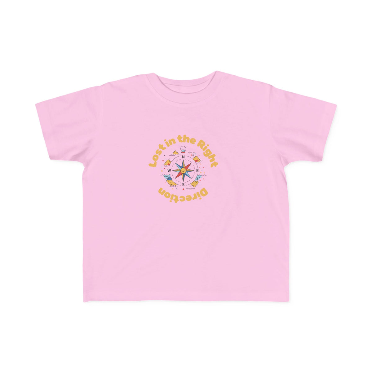 Toddler Tee — "Lost in the Right Direction" Adventure Shirt