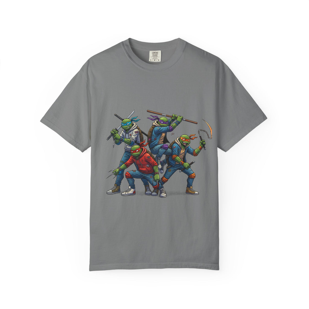 Trio T-Shirt | Retro Comic Heroes, Action Pose