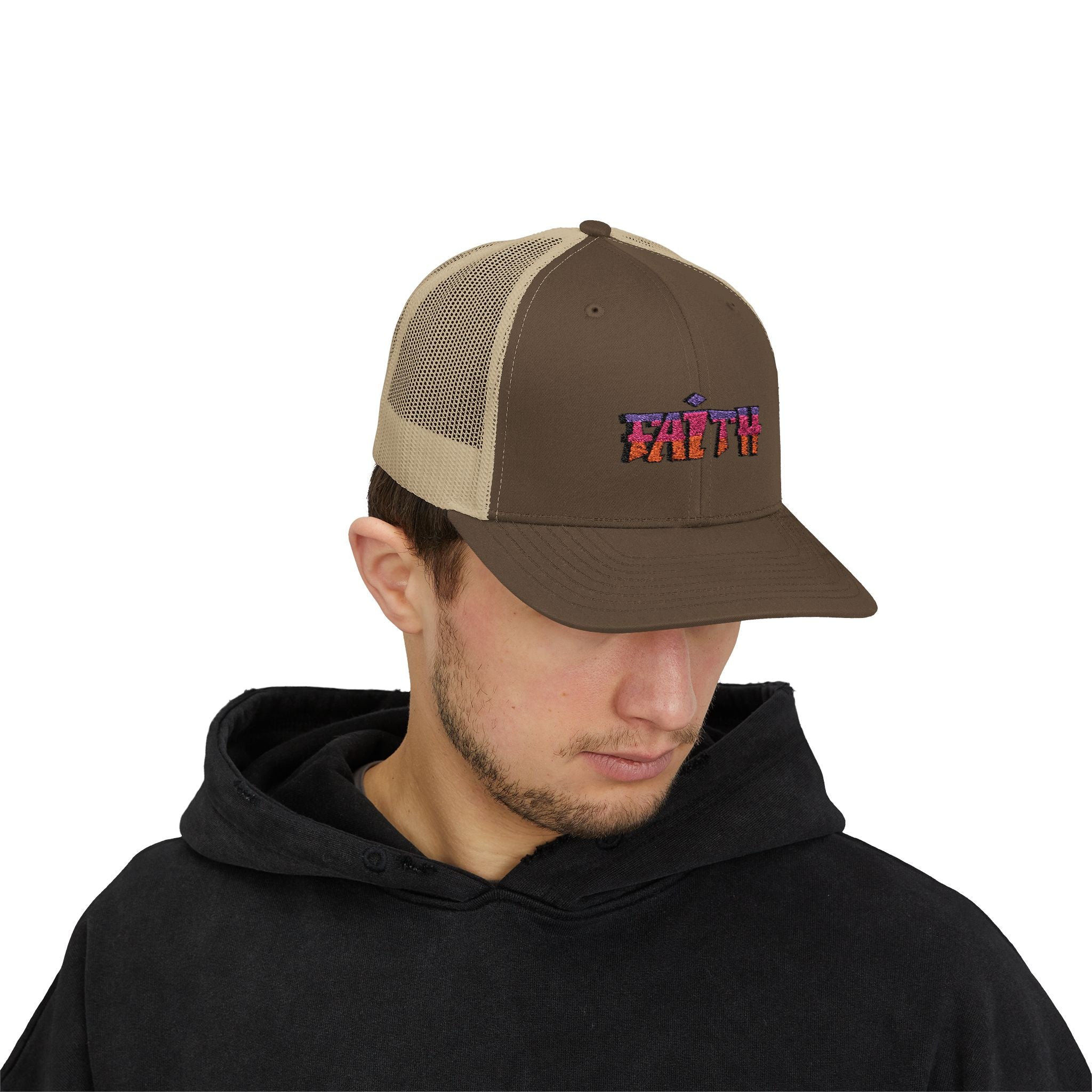 Faith Snapback Trucker Cap - Stylish & Comfortable Hat for Every Occasion