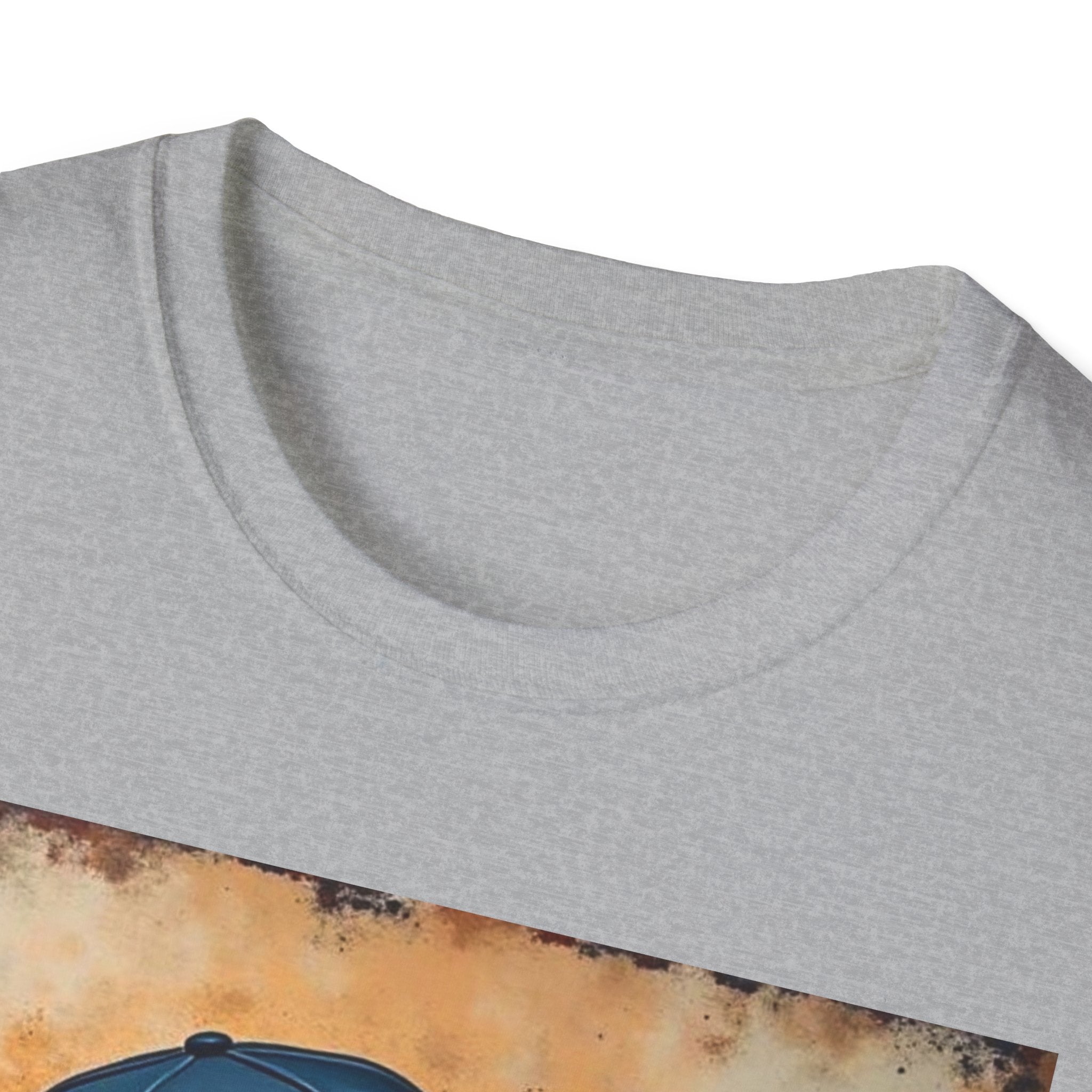 Detroit D Skyline Tee — Vintage D Logo with Cap Graphic