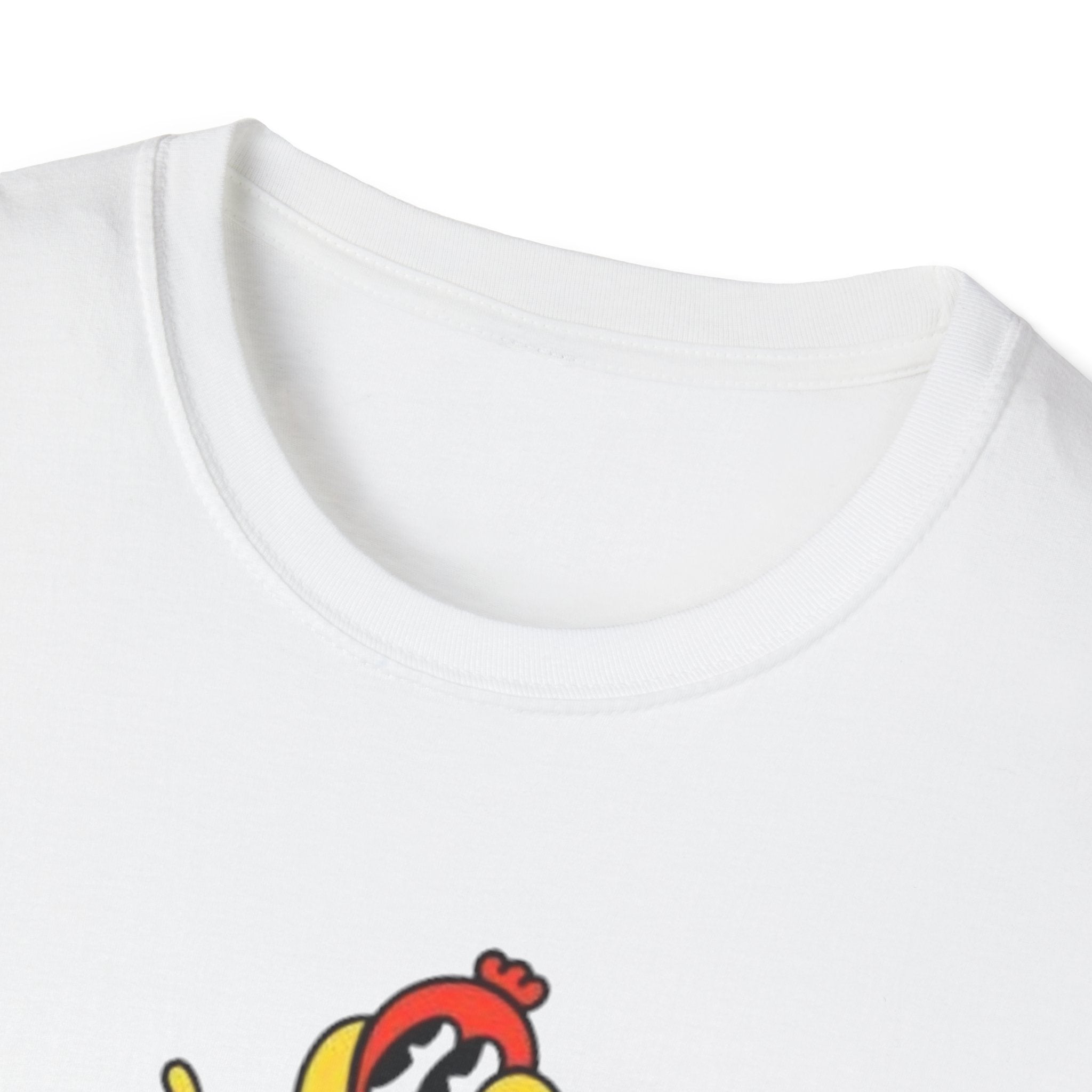 Yummy Hot Dogs Unisex Softstyle T-Shirt – Fun Foodie Graphic Tee for..