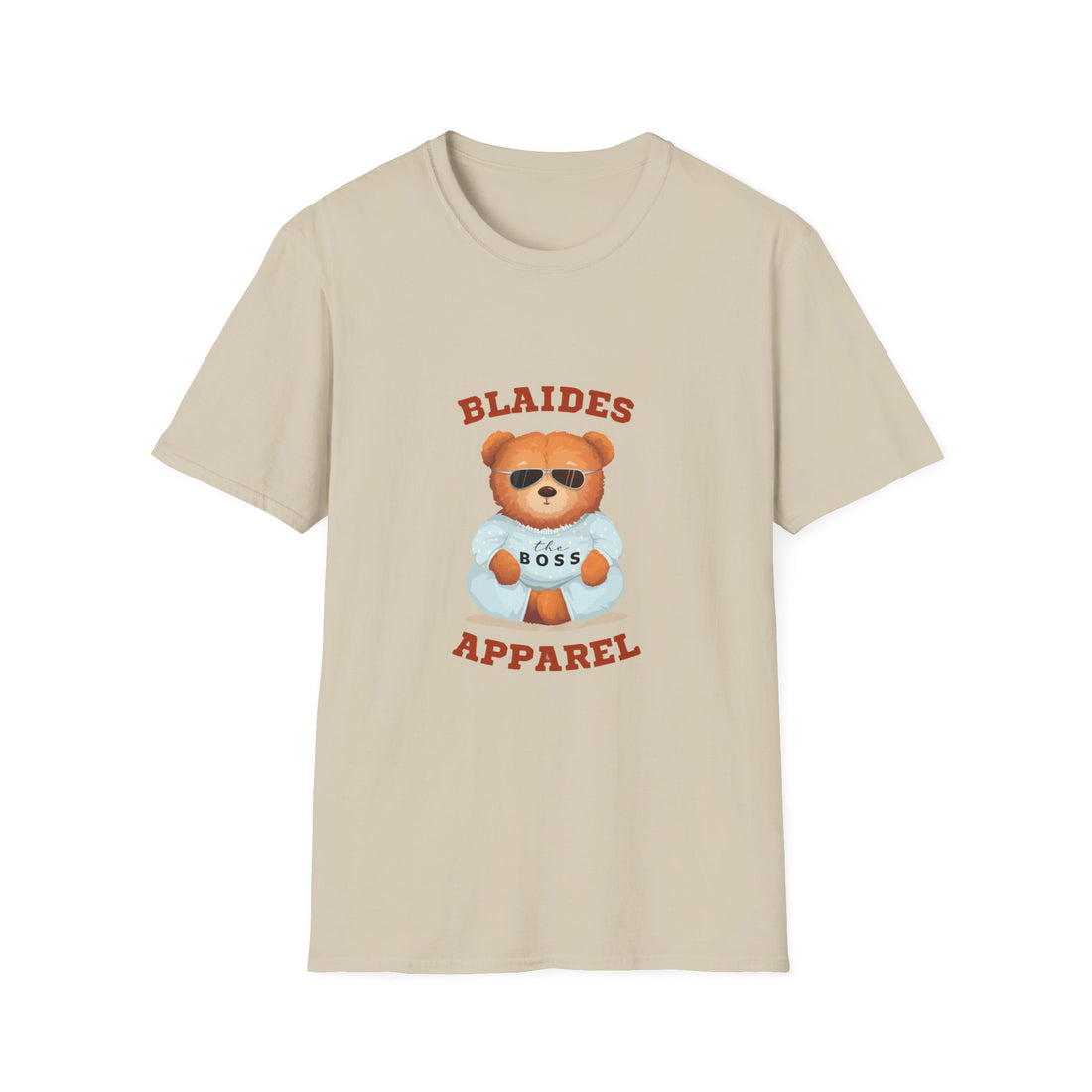 Blaides Apparel Cute Bear Boss T-Shirt - Unisex Softstyle Tee