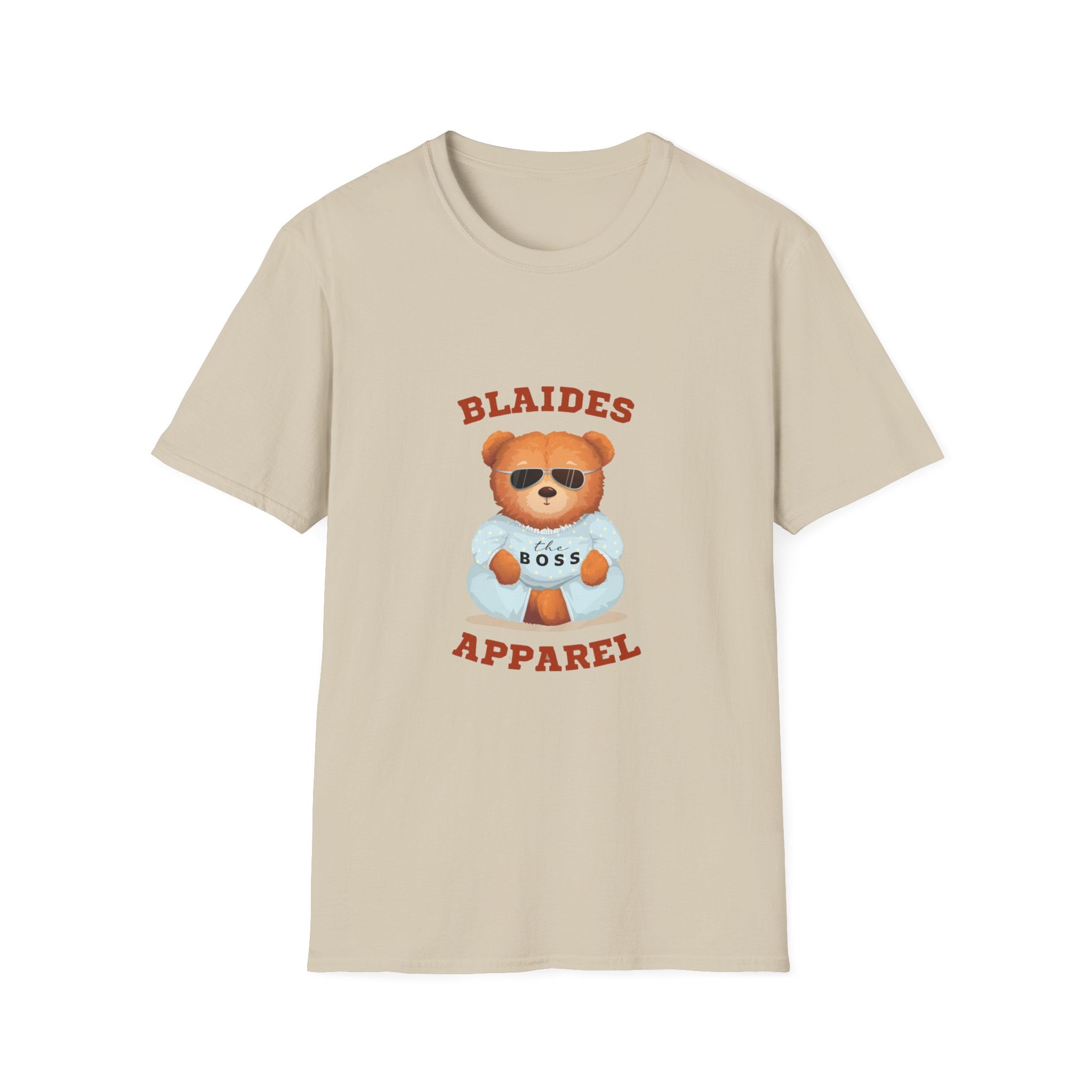 Blaides Apparel Cute Bear Boss T-Shirt - Unisex Softstyle Tee