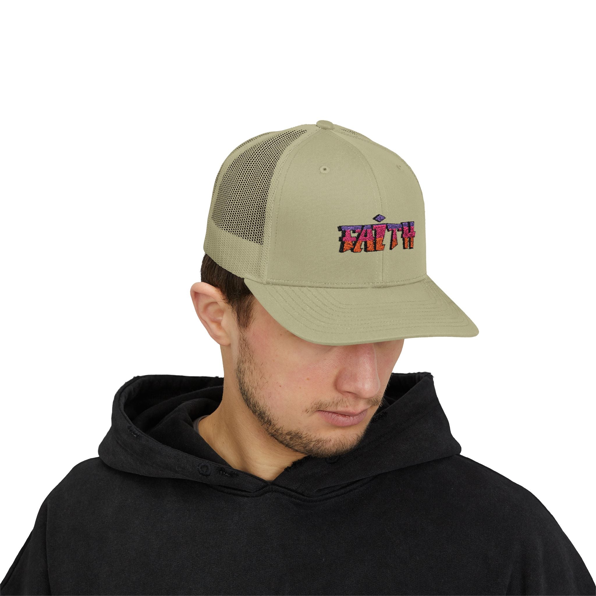 Faith Snapback Trucker Cap - Stylish & Comfortable Hat for Every Occasion