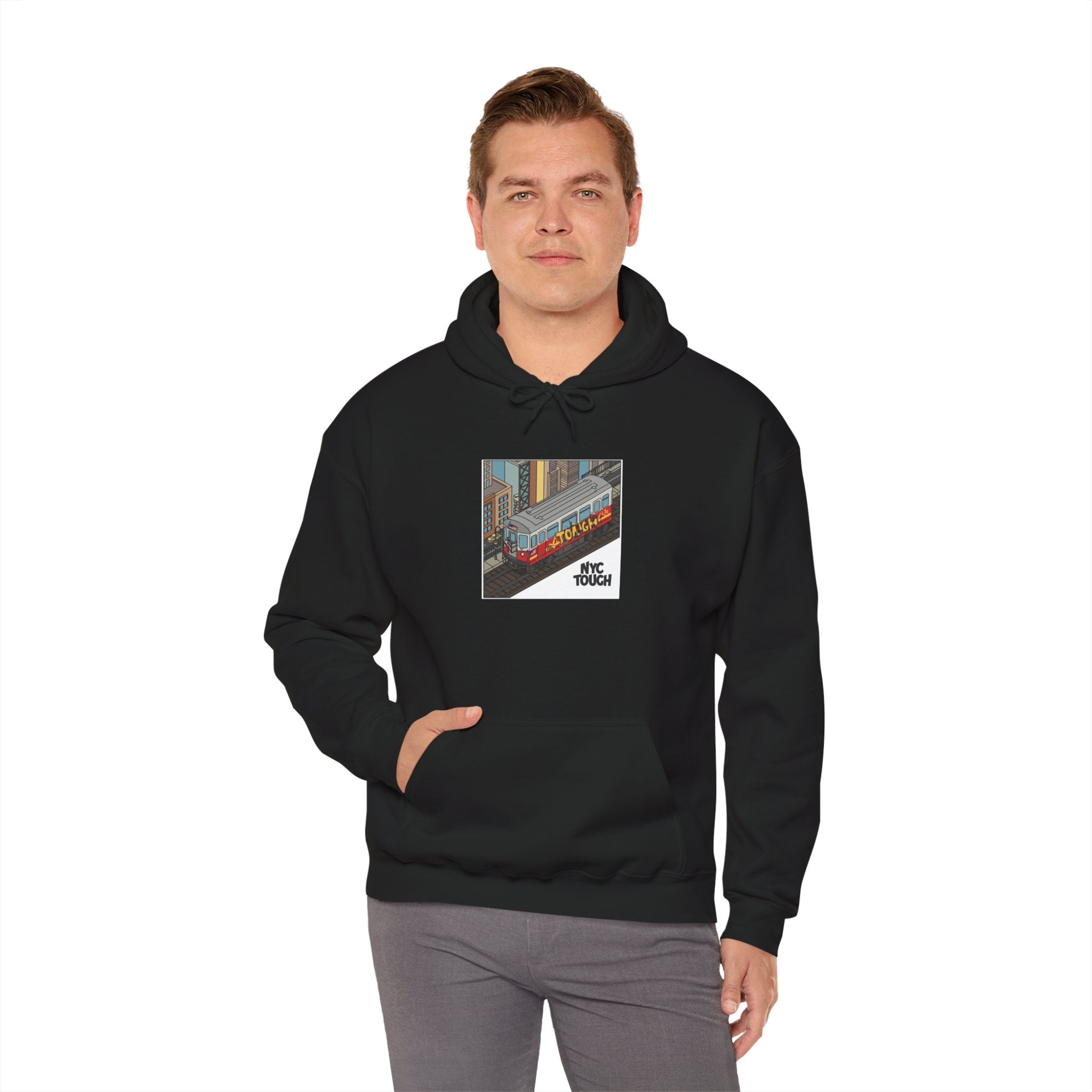 NYC Tough Unisex Hoodie – Cozy Heavy Blend Sweatshirt