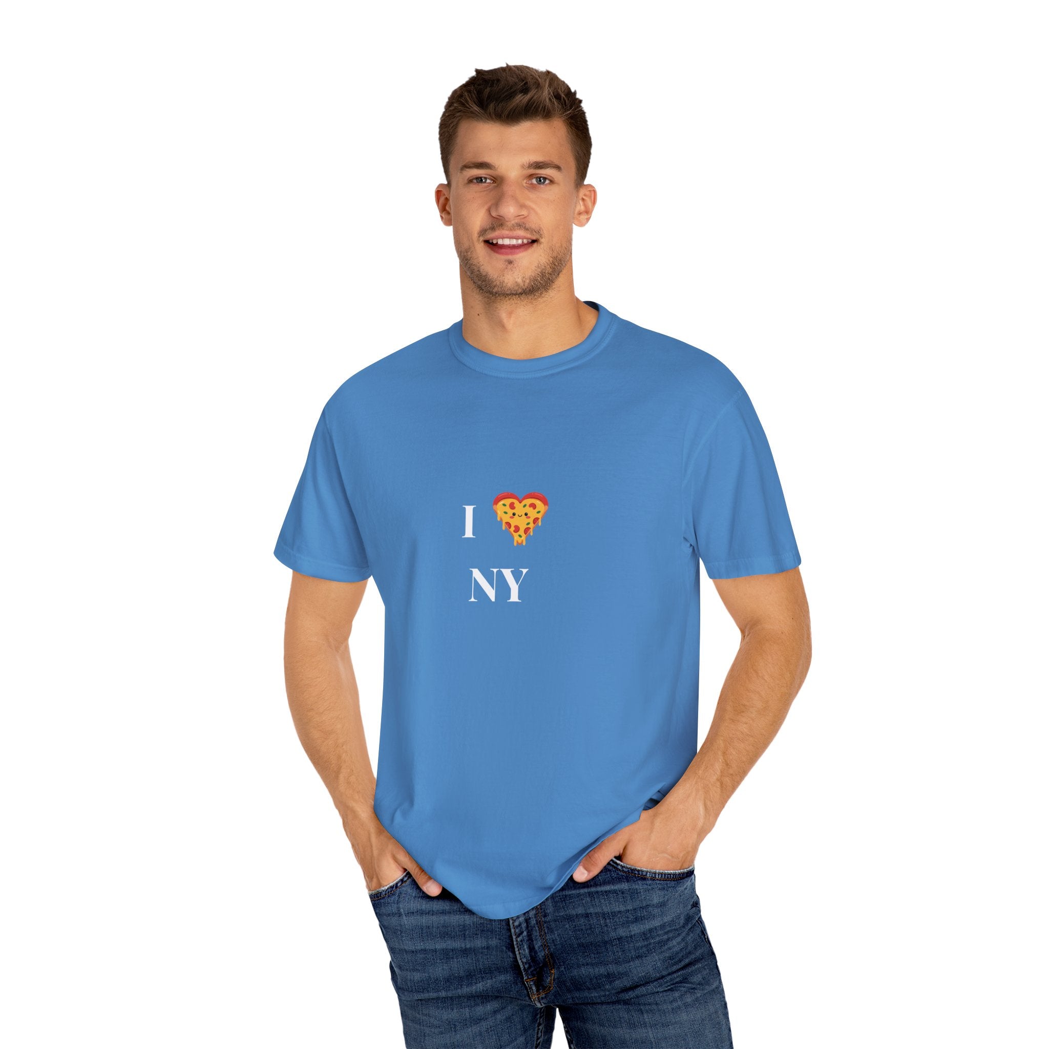 Love Pizza Unisex Garment-Dyed T-Shirt