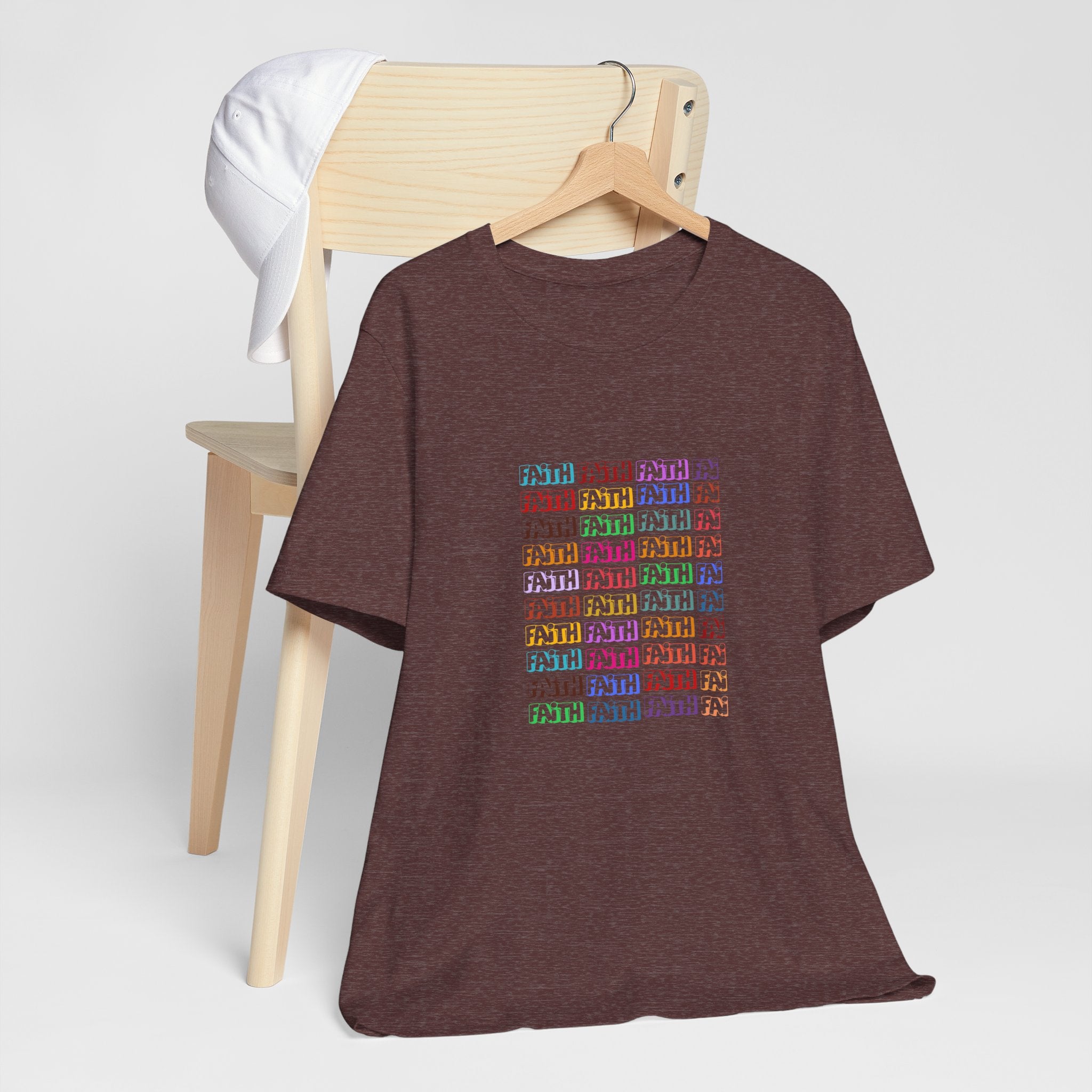 Colorful Textured Unisex Jersey Tee - Trendy Casual Wear