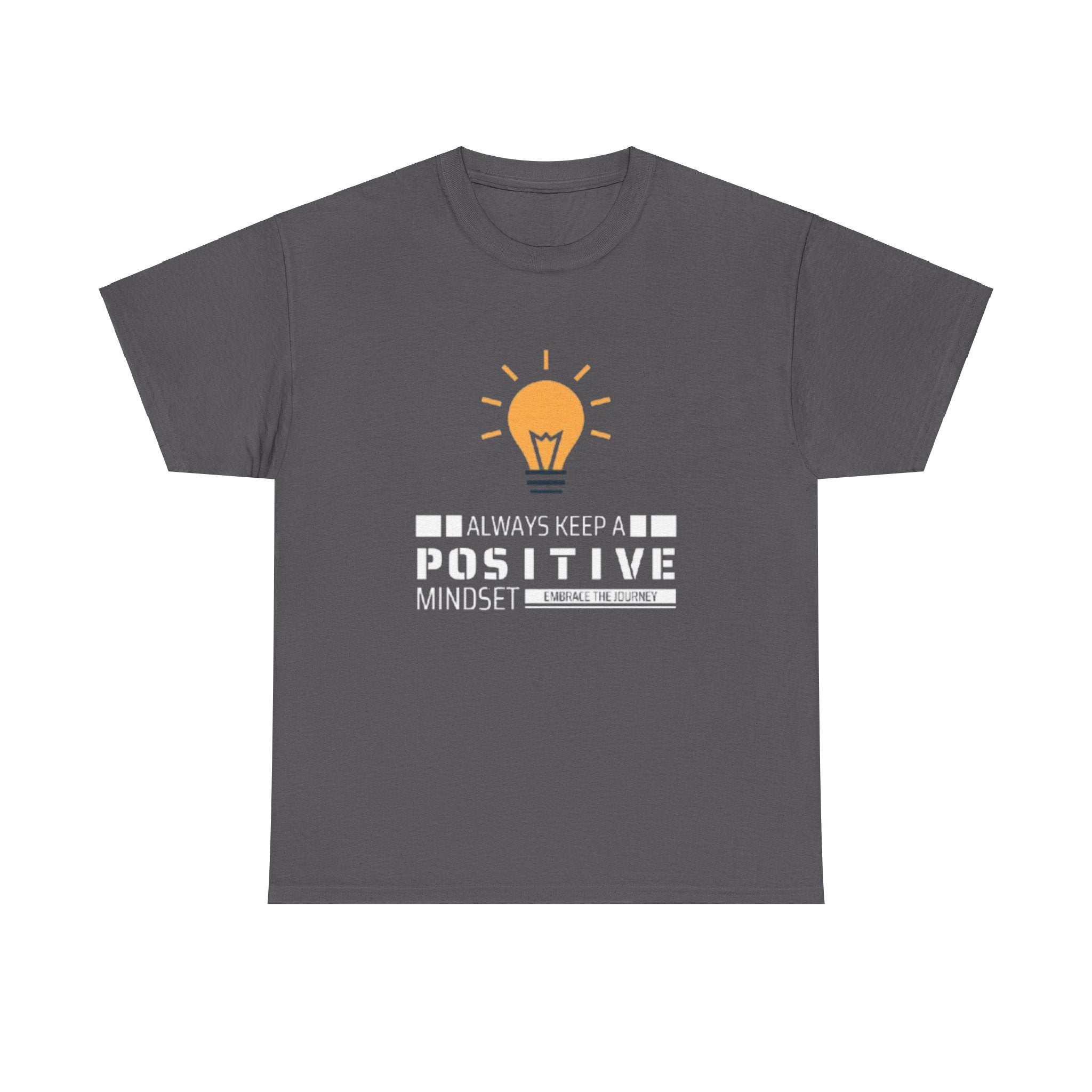 Unisex Heavy Cotton Tee - Positive Mindset Printed T-Shirt