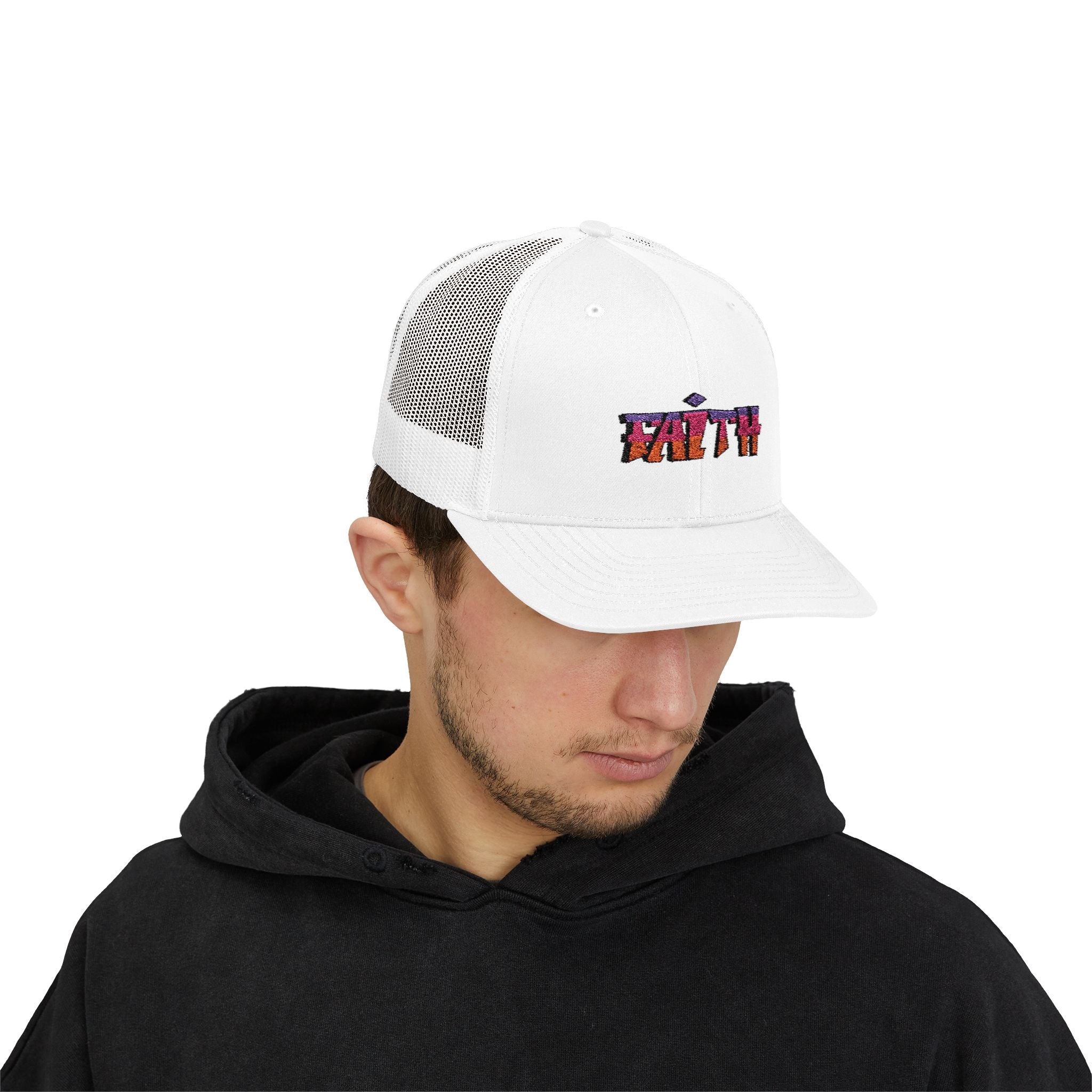 Faith Snapback Trucker Cap - Stylish & Comfortable Hat for Every Occasion