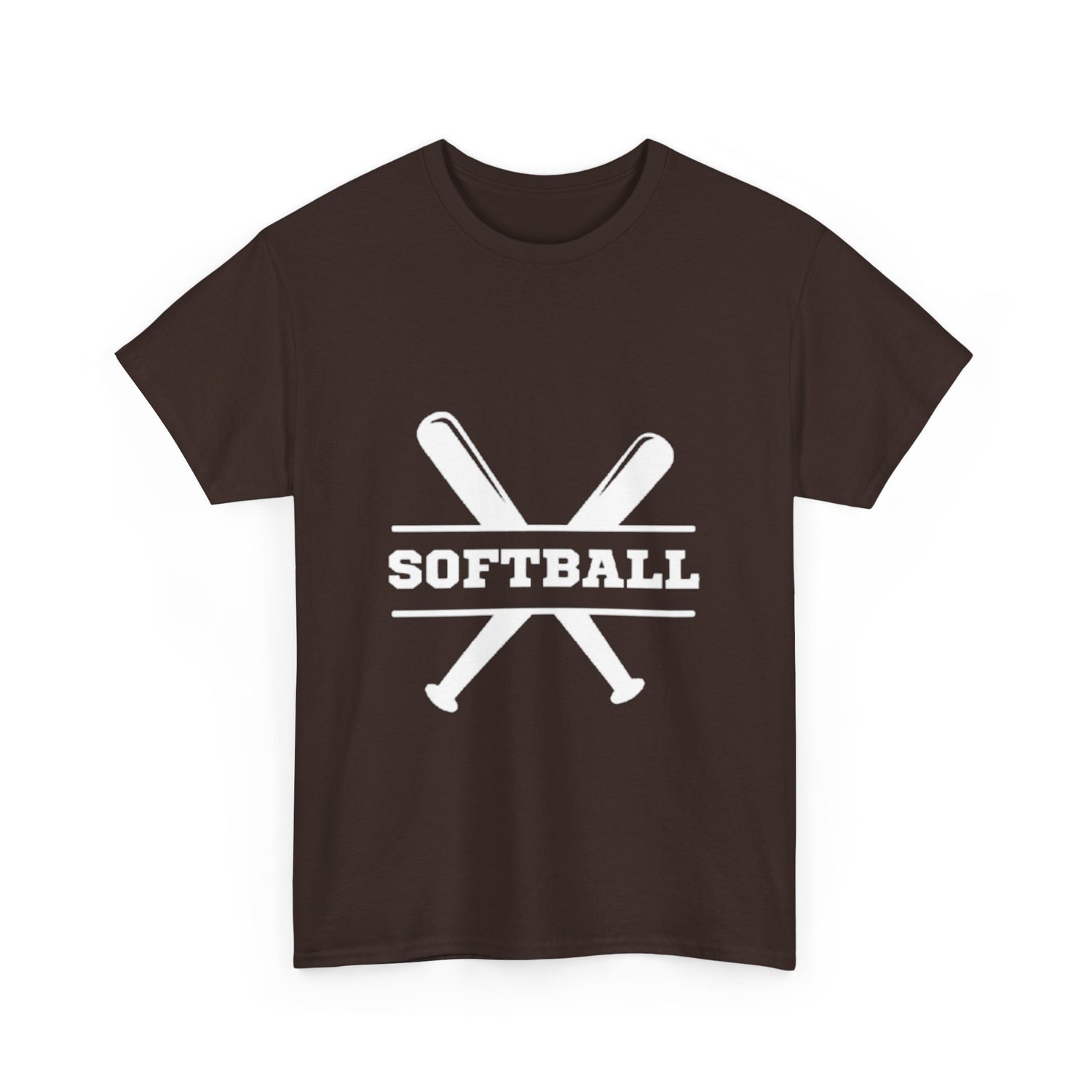 Unisex Heavy Cotton Tee - SoftBall Printed  T-Shirt - Comfortable Casual Wear Tee - Unique Graphic Tee - Gift