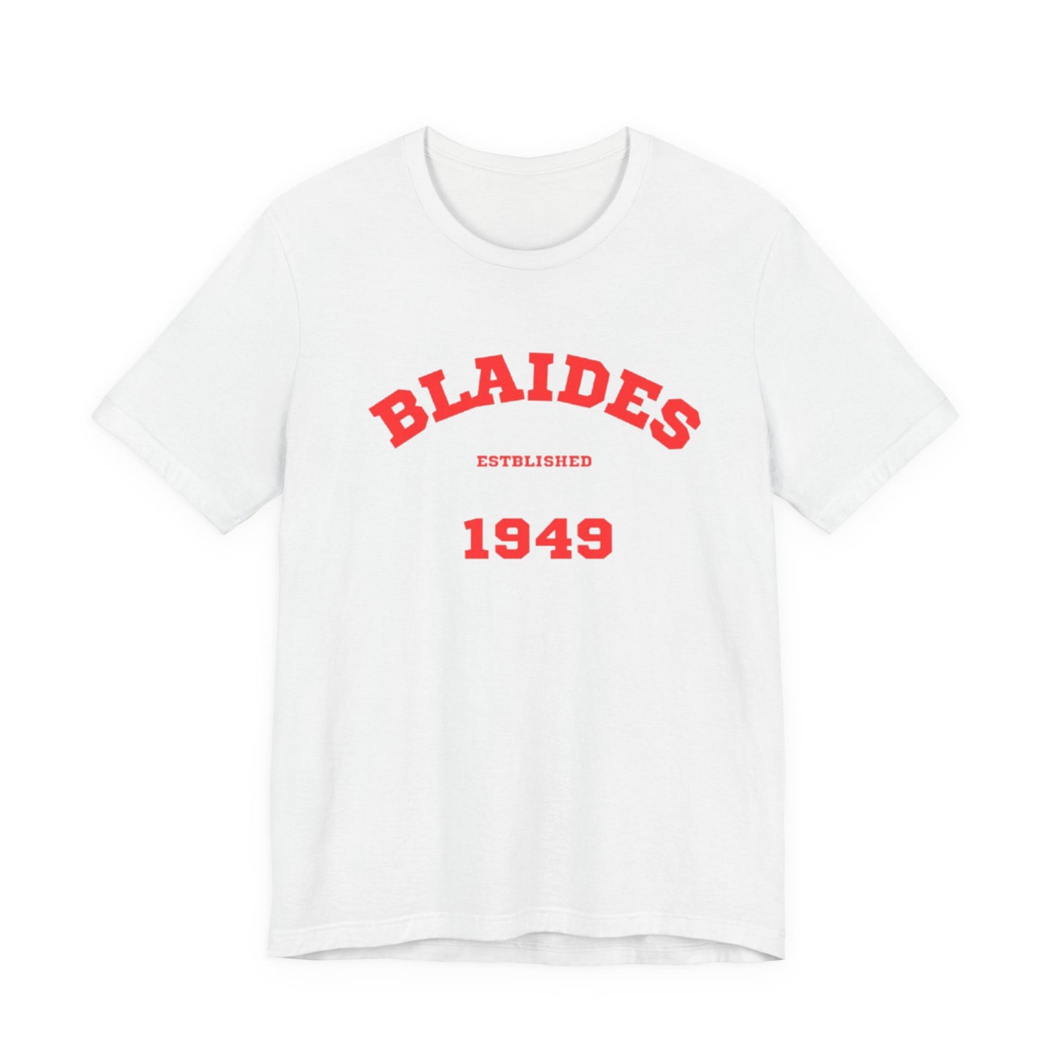 Unisex Graphic Tee - Eco-Friendly Unisex Jersey T-Shirt - Comfortable Casual Wear Tee - Blaides 1949 Printed Tee - Gift