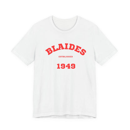 Unisex Graphic Tee - Eco-Friendly Unisex Jersey T-Shirt - Comfortable Casual Wear Tee - Blaides 1949 Printed Tee - Gift