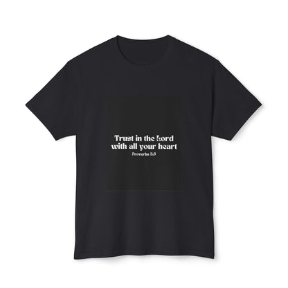 Inspirational Proverbs 3:5 Unisex HD Cotton T-Shirt
