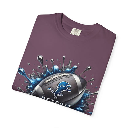Detroit Lions Football Splash T-Shirt