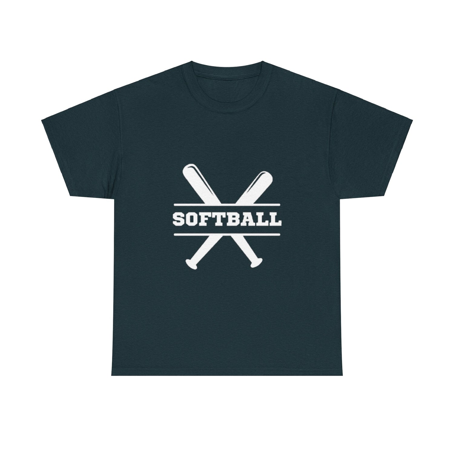 Unisex Heavy Cotton Tee - Softball Printed T-Shirt