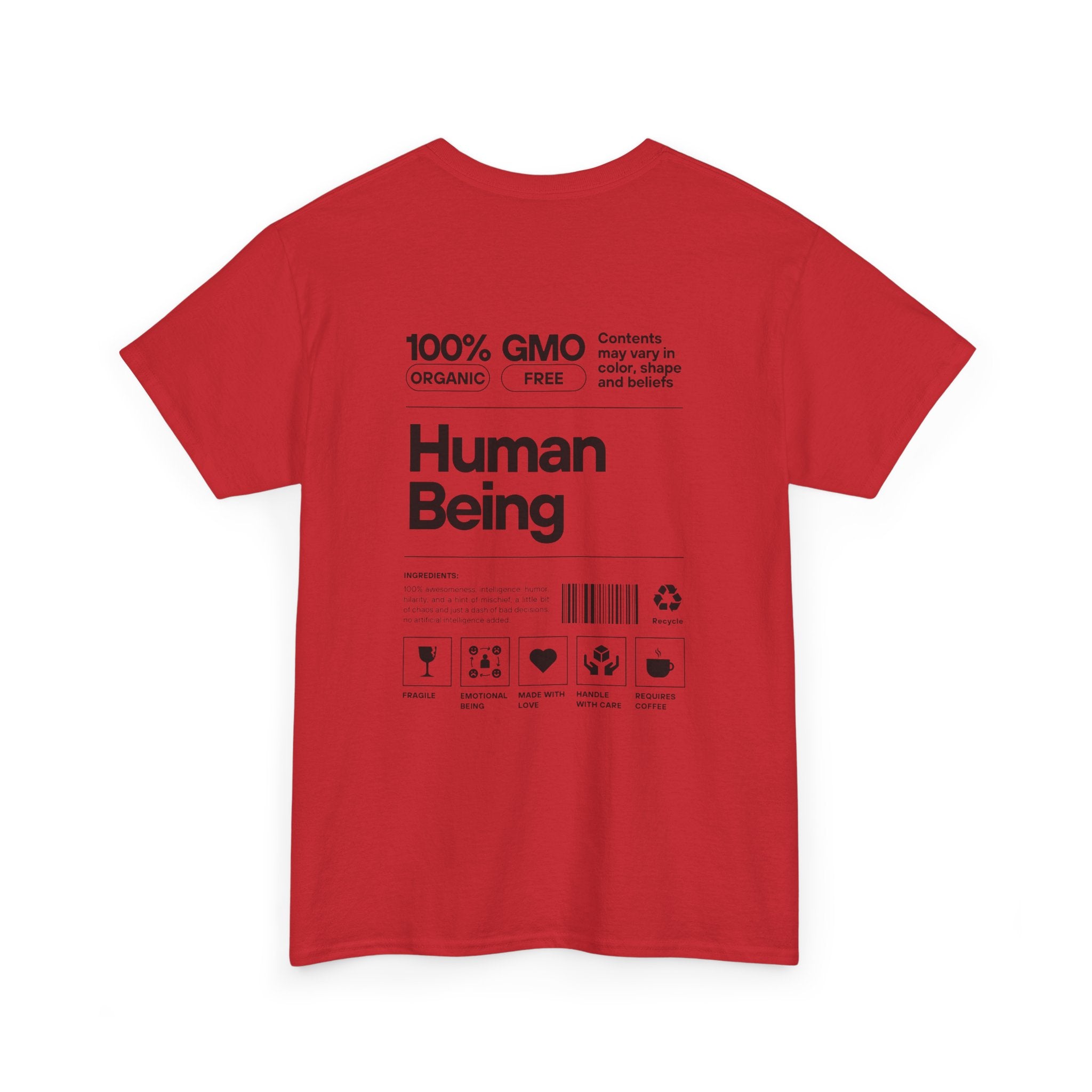 Human Being T-Shirt — 100% Organic Style Graphic Tee