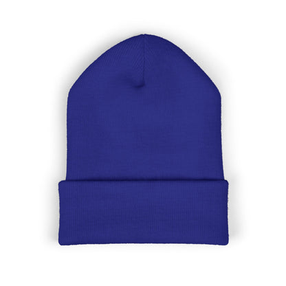 Cozy Embroidered Cuffed Beanie - Winter Warmth &amp; Style