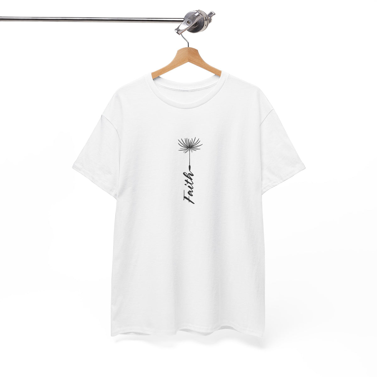 Floral Inspiration Unisex Heavy Cotton Tee - Encourage a Positive Mindset
