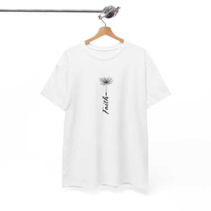 Floral Inspiration Unisex Heavy Cotton Tee - Encourage a Positive Mindset