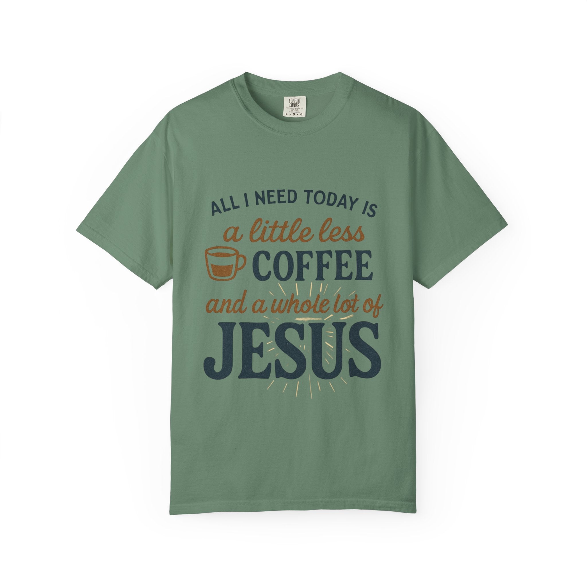 Coffee and Jesus Unisex T-Shirt, Faith-Based Gift, Relaxed Fit Tee, [...]