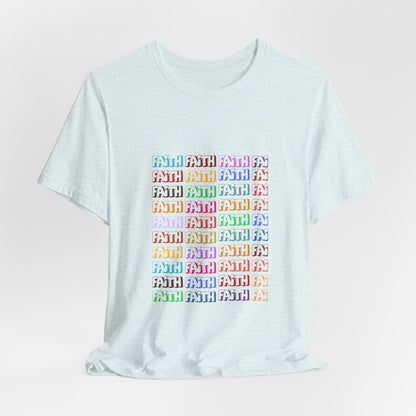 Colorful Textured Unisex Jersey Tee - Trendy Casual Wear