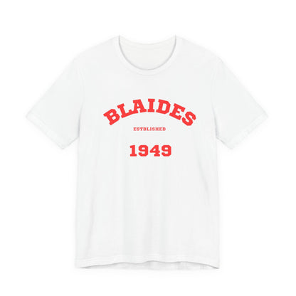 Unisex Graphic Tee - Eco-Friendly Unisex Jersey T-Shirt - Comfortable Casual Wear Tee - Blaides 1949 Printed Tee - Gift