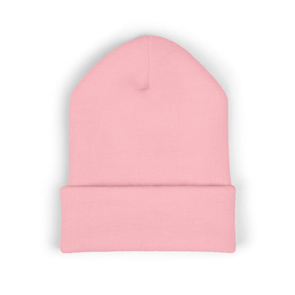 Cozy Embroidered Cuffed Beanie - Winter Warmth &amp; Style