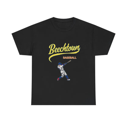 Unisex Heavy Cotton Tee - Beachtown Printed  T-Shirt - Comfortable Casual Wear Tee - Unique Graphic Tee - Gift