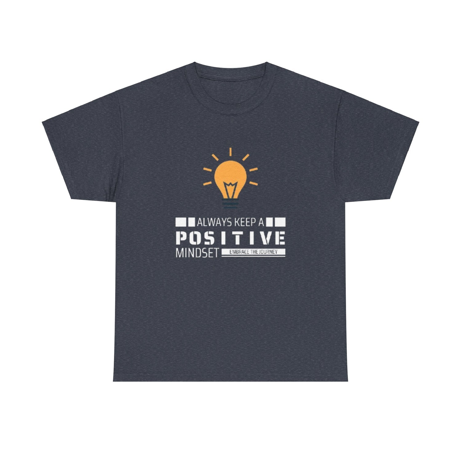 Unisex Heavy Cotton Tee - Positive Mindset Printed T-Shirt