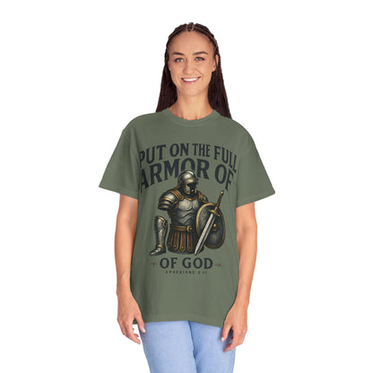 Armor of God T-Shirt — "Put On The Full Armor of God" Christian Faith Tee