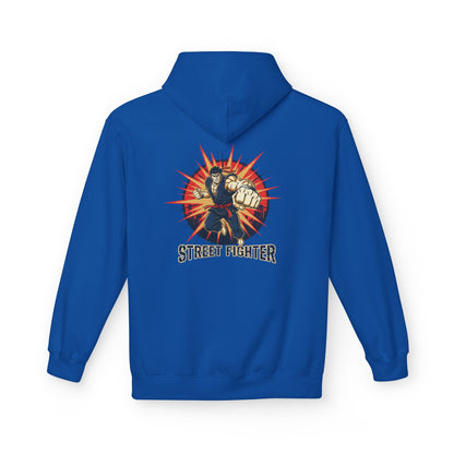 Street Fighter Fist Hoodie | Retro Arcade Fighter Design